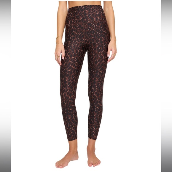 Spiritual Gangster Chocolate Animal Print Ada Dream Tech Eco Jersey Hw 7|NEW/NWT - Picture 2 of 6